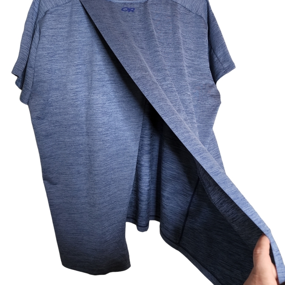 Outdoor Research Split Back Blue Active Tee Flyaw… - image 4
